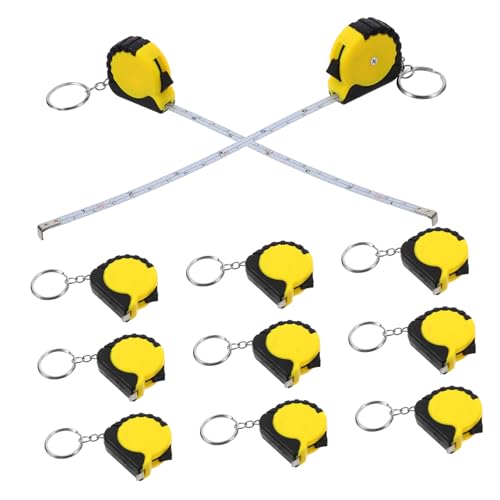 Mini cinta métrica retráctil 12pcs Unomor