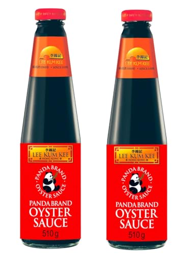 LEE KUM KEE Premium 510g | 2x Panda Oyster Sauce | Authentic Asian Flavor for Cooking Marinades and Dressings