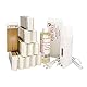 EpilWax Royal Complete Epilations-Kit mit: Professionellem Wachswärmer,12 Roll-On Wachs 100 ml Schokolade (Duft),100 Enthaarungsstreifen,1 Flasche 250 ml Öl nach der Enthaarung (Royal Chocolat 12)