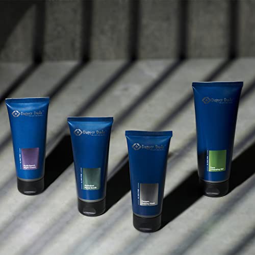 Image of Dapper Dude - Obsessed Men's Skincare Set: Hydration & Anti-pollution Kit for Men | Face Cleansing Gel, Hydration Serum, Oxygen Creamy Mask & Multi Vitamin Night Cream for Men | Pack of 4