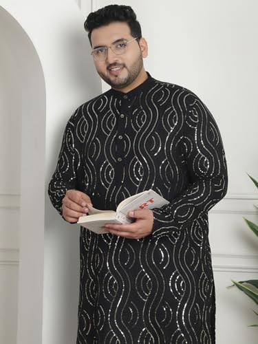 Image of SOJANYA(Since 1958 Cotton Regular Fit Plus Size Ethnic Long Kurta for Navratri & Indian Festivals