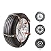 Car Snow Chains 225-295mm Adjustable Thickened Anti Skid Tire Chains Compatible With Trucks Minivan Pickup ATV UTV