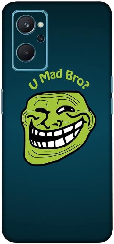 U Mad Bro Skin Compatible for Realme 9i with Sides & Camera Part (with Matte Lamination)