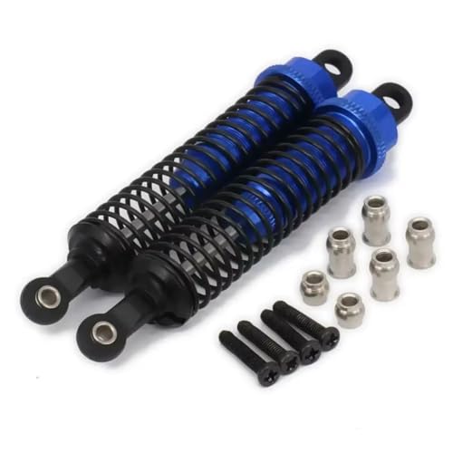 Amortisseur en alliage réglable 80 mm argent pour mise à niveau de crawler RC - 3