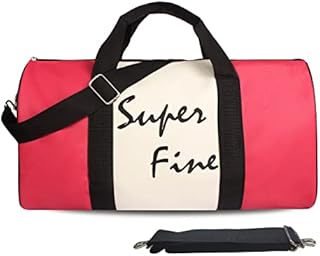 MEL JUN Gym Bag Sports Fitness Workout Duffels Bag for Man and Woman Water Resistant Weekend Travel Bag Yoga Tennis Bag (Pink)