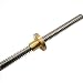 T8 Lead Screw Dia 8MM Pitch 2mm Lead 2mm Length 600mm with Copper Nut THSL-600-8D 3D printer part by CNC