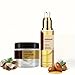 Professional Keratin Hair Treatment Set, Hair Mask 3.5oz and Essence Oil 1.6oz, Collagen Protein Care for All Hair Types