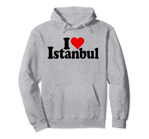 I LOVE HEART ESTAMBUL CONSTANTINOPLE TURQUÍA TURQUÍA Sudadera con Capucha