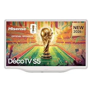 Hisense 43S5Q QLED FHD Smart TV, 109 cm (43 Zoll), Lifestyle-TV, künstlerisches Design, Hi-QLED Farbe, Dolby Vision, Atmos, vielseitiges Design, Kunstmodus, moderner Sockel, Filmmaker-Modus