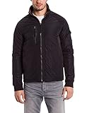 Stehkragen Bench Herren HYBRID Harrington Jacke, Schwarz (Black Beauty BK11179), Large