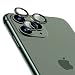 Produktbild TAMOWA für Kamera Panzerglas Schutzfolie für iPhone 11 Pro/iPhone 11 Pro Max, Aluminiumlegierung 360 Grad Schutz Kamera Linse Displayschutz, 9H Härte, Anti-Kratzen (Grün)