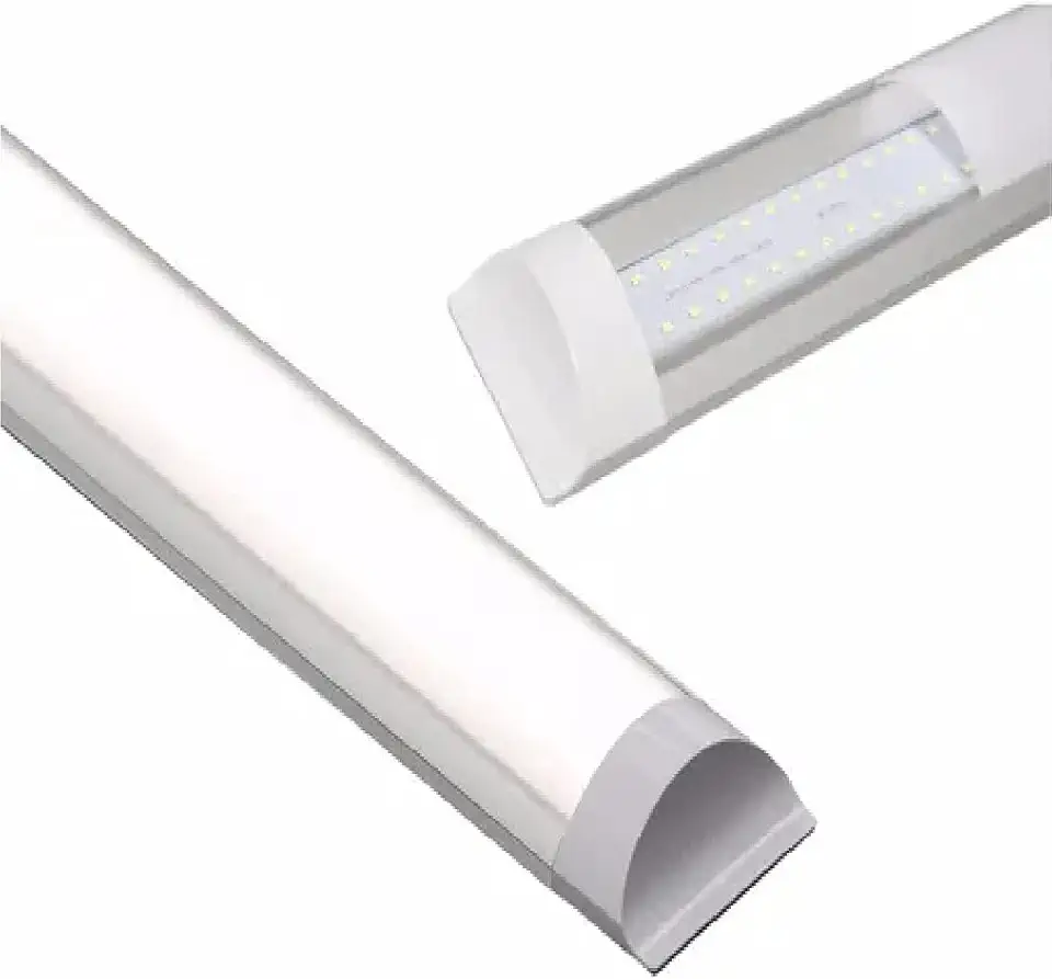 Lâmpada Led Tubular 60cm Slim Branco Quente 18w Completa