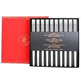 Photo Gallery bacchette, bacchette cinesi japanese porcelain chopsticks set gift boxreusable dishwasher safe chopsticks gift set with case high-grade bone ceramics black wave chopsticks with delicate,5pairs(10pairs Photo Gallery bacchette, bacchette cinesi japanese porcelain chopsticks set gift boxreusable dishwasher safe chopsticks gift set with case high-grade bone ceramics black wave chopsticks with delicate,5pairs(10pairs