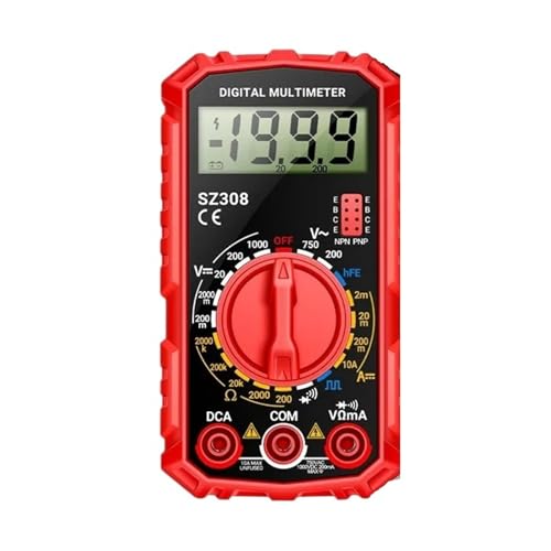 Multimètre numérique SZ308 testeur de courant alternatif continu résistance LCD