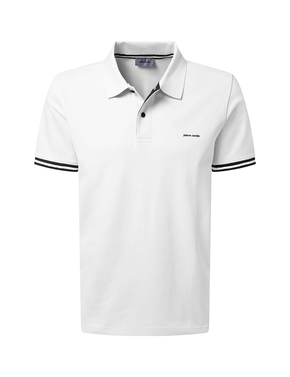 Pierre Cardin Polo de manga corta para hombre KN | Polo para hombre | Cuello oculto | Corte moderno