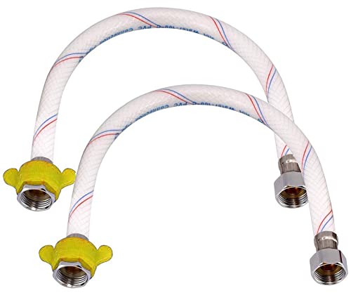 Swastik Heavy Connection Pipe for geyser connection pipe for wash basin hose pipe White (Silver, 36 Inch) - Pack of 2 (B09Q93JW5M) Amazon Price History, Amazon Price Tracker
