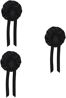 قبعة نوم من الساتان بشريط من الساتان، قبعة نوم للنساء، وشاح راس حريري، باندانا حريرية، بونيه حريري، ربطات شعر للنساء، بونيه منزلي، بونيه للعناية بالشعر والمنتجعات الصحية