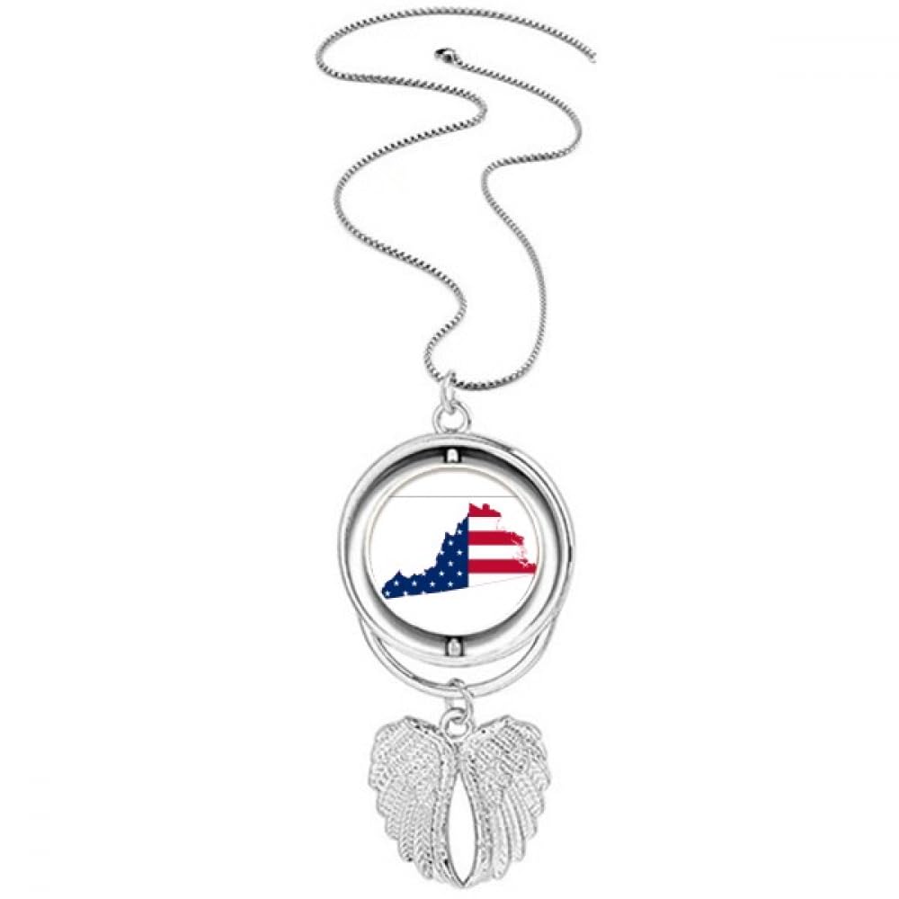 Collier ailes d'ange Virginie anti-ternissement pour peau sensible