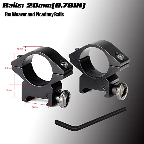 Svbony Sv175 Rifle Scope, 4X32Mm Rifle Scope For Short Range, Long Eye Relief Rifle Scope For Hunting, Crosshair Reticle, Anti-Scratch Layer Design, 20Mm Ring Mounts For Picatinny Rail #TOP4