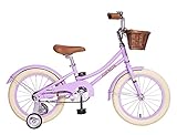 ACEGER Girls Bike with Basket, Kids Bike for 6-9 Years, 14 inch with Training Wheels, 16 inch with Training Wheels and Kickstand, 20 inch with Kickstand. (Purple3, 20 inch)