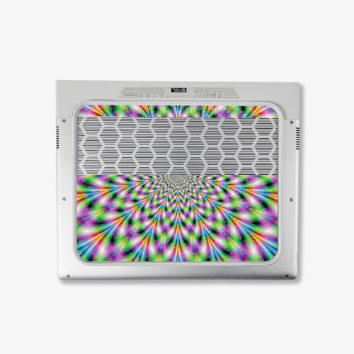 Image of MightySkins Carbon Fiber Skin Compatible with Alienware X14 R2 (2023) Full Wrap Kit - Hypnosis | Protective, Durable Textured Carbon Fiber Finish | Easy to Apply & Change Styles | Made in The USA