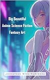 Big Beautiful Anime Science Fiction Fantasy Art: Full 2-Page Full Color Illustrated Pictures | Coffee Table Book