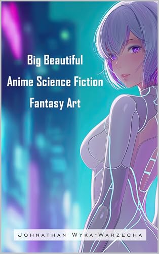 Big Beautiful Anime Science Fiction Fantasy Art: Full 2-Page Full Color Illustrated Pictures | Coffee Table Book