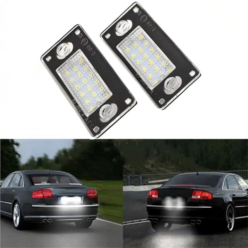 Luz de matrícula LED Canbus para solucionar error de bombilla en Audi A3 2