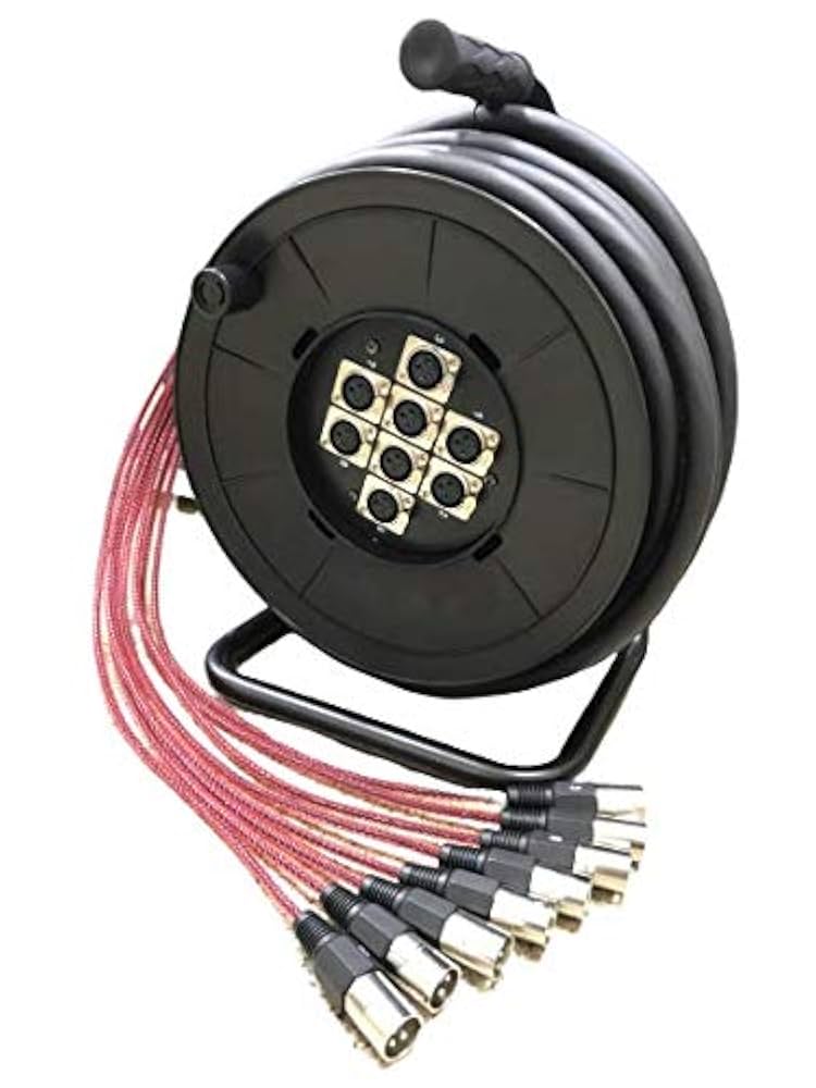 Kyoritsu AI502-25Mドラム式8CHマルチケーブル(約25m） Kyoritsu AI502-25Mドラム式8CHマルチケーブル(約25m） - メルカリ