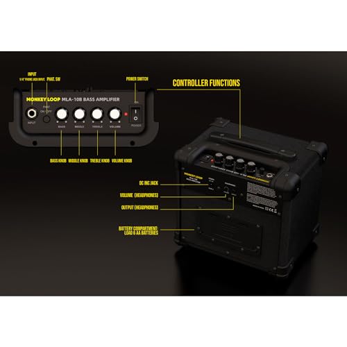 Miniatura 6 de Monkey Loop Mla-10b Amplificador De Bajo Formato Combo