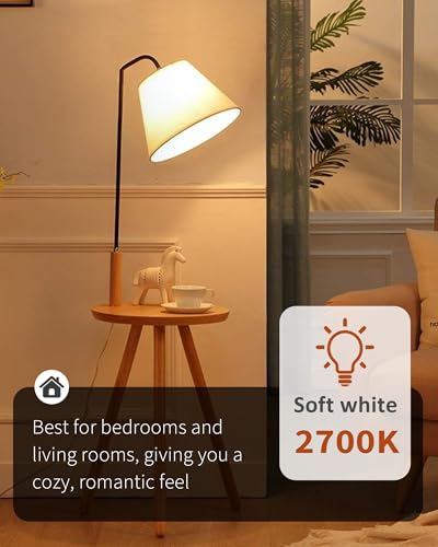Image of TJOY LED Light Bulbs, 100 Watt Equivalent A19, Soft Warm White 2700K