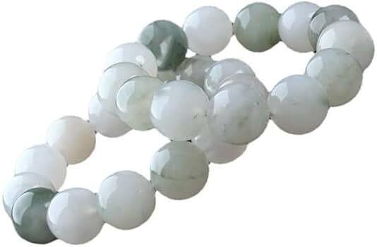 Amazon | [jin yu jia yuan] 新疆金糸玉天山翠玉石ブレスレット女款飘