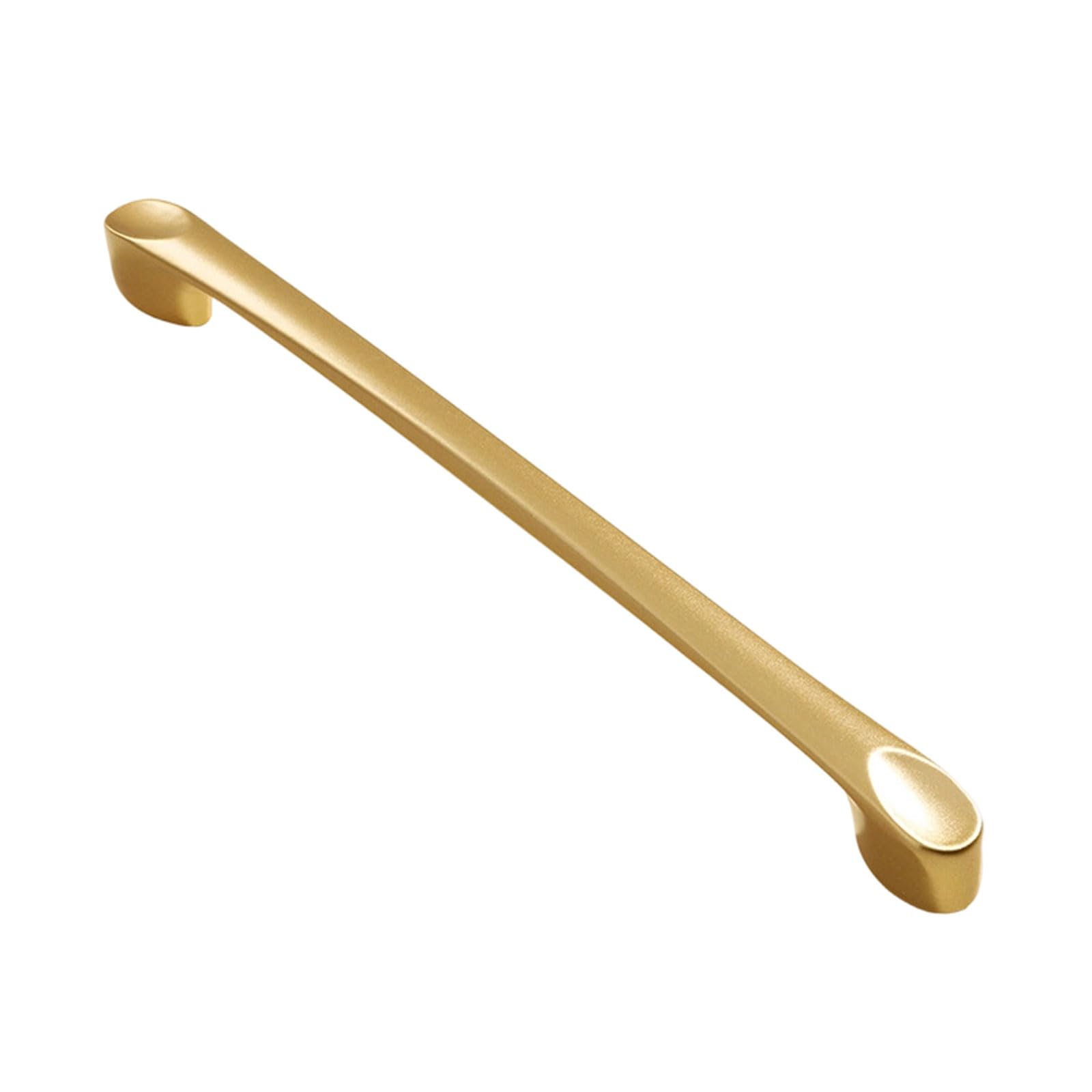 Zbiianxer 192 Hole Gold 2Pcs Simple Furniture Decorative Handle Aluminum Alloy Cabinet Knob Wardrobe Pulls Drawer Hardware Handles And For Dressers Simple