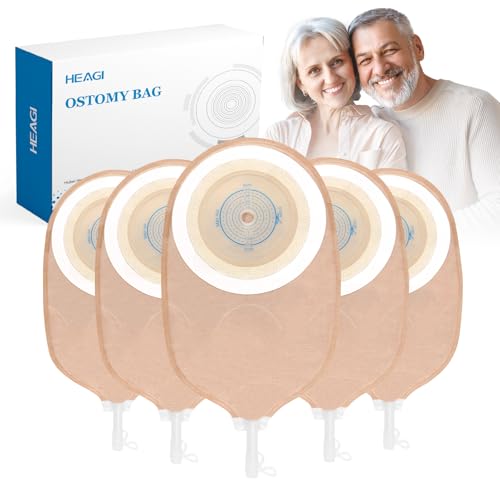 Heagimed 30pcs Urostomy Bag One-Piece Drainable Ostomy Pouch 1545mm