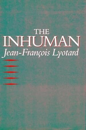 Book cover The Inhuman: Reflections on Time