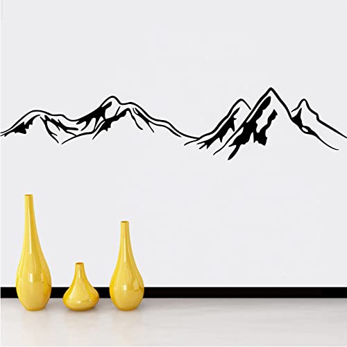 Big Mountains Wall Stickers for Living Room Family Landscapes Wall Decals Inspirational Wall Art Decor Wallpaper for Bedroom Home Background Decoration - Image 4