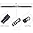 INNSTAR Home Gym workout bar 38 Black Max Load 800lb for Resistance Bands Body Exercise Power Lifting Fitness Training Bar (Black-38\'\')