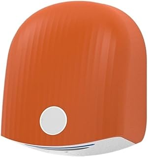 NGBFF Secamanos Electrico, Secadores de Manos automáticos, secador de Manos Comercial for baño Secador de Manos eléctrico Compacto for la Industria doméstica frío y Caliente(Oranje)