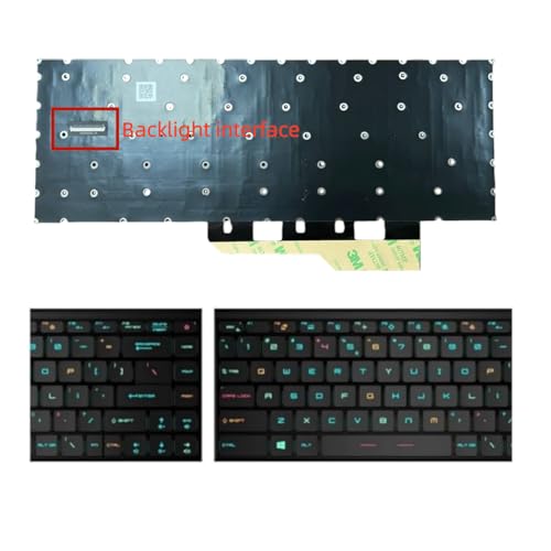 Teclado para portátil MSI Creator Z16 A11UE español para sustitución de componentes 3
