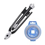 LatoYard 15,2 cm Sicherungszange für Luftfahrtsicherheit, Verriegelungsdraht, Twister, 7,5 / 15 m, mit Chrom-Vanadium-Stahllegierung, Einwegkabel