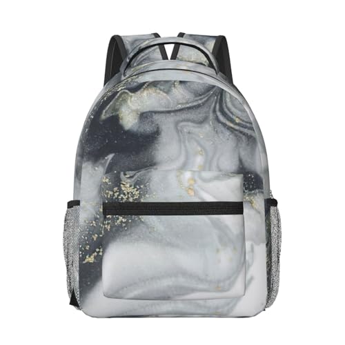 Bolsa de trabajo EdWal contra el desorden con diseño de mármol negro
