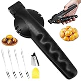 🌰Convenient and Practical: Ce epluche chataigne est conçu avec une lame horizontale. La lame dentelée est plus tranchante et plus résistante. Il suffit d'une légère pression pour que la châtaigne apparaisse avec une ouverture horizontale pour une consommation facile.