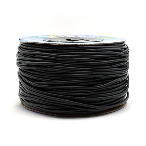Image of JIHAQUA 650 Feet Aquarium Air Pump Accessories Airline Tubing, Standard 3 /16 inch Tubing for Fish Tank (Black)