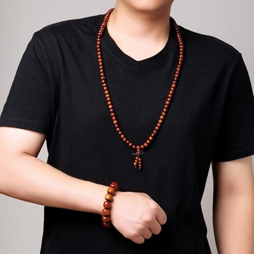 Image of Natural Wooden Adult Bracelet Spring Chain Bracelet, 1pc /pack
