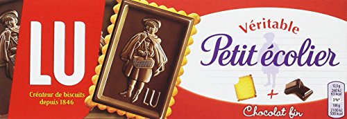 Petit Écolier - Galletas con Tableta de Chocolate Negro, 150 g