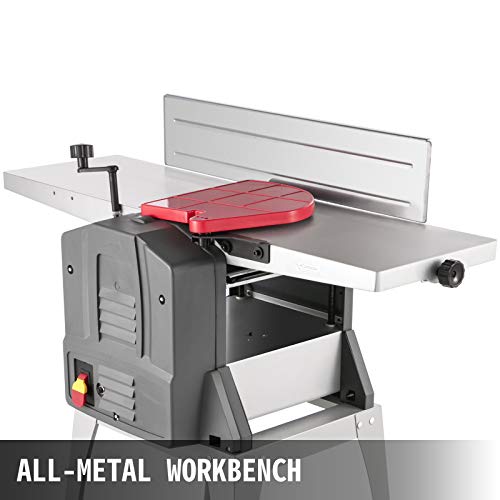 VEVOR Jointers Woodworking 8 Inch Benchtop Jointer 1500W Jointer Planer Heavy Duty 9000 RPM/min Benchtop Planer 6M/min 120 mm Cutting Thickness Wood Jointer Benchtop For Wood Cutting Planer