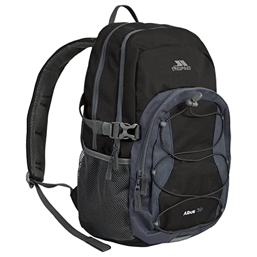 Trespass Waterproof Albus Unisex Outdoor Backpack (Ash)