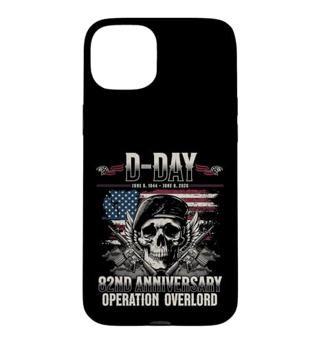 D-day 2026 82nd Anniversary Normandy D-Day Omaha Beach 1944 �X�}�z�P�[�X iPhone 15 Plus �p