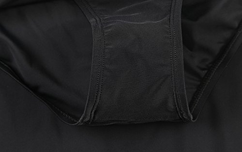 Image of REKITA Women Swim Skirt Solid Color Waistband Skort Bikini Bottom