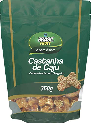 Castanha de Caju Caramelizada com Gergelim Brasil Frutt 350g